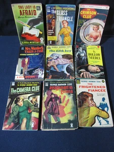 George Harmon Coxe Detective Novels Set of 9 - Includes Shipping! Vintage - Picture 1 of 2
