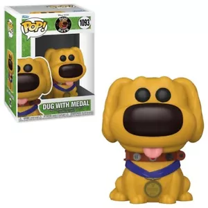 Original Funko Pop DUG WITH MEDAL - DUG DAYS 1093 Pixar Disney Vinyl Figure - Picture 1 of 1