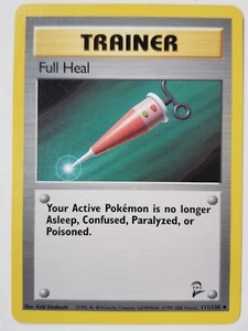 Full Heal 111/130 - LP - Original Base 2 Set Pokemon Card - $2 Combined Shipping - Picture 1 of 2