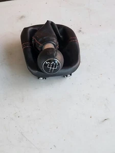 Audi A3 8P Schaltknauf Schaltsack Leder schwarz Knauf 5 Gang - Bild 1 von 2