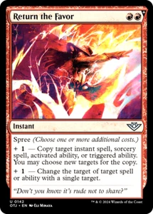 MTG Return the Favor 142 Foil Outlaws of Thunder Junction - Picture 1 of 1