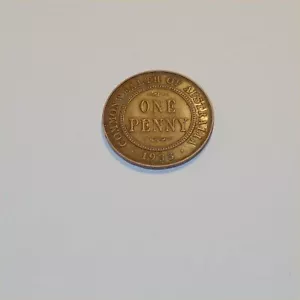 1933 Australian Penny KGV - Picture 1 of 2