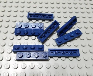 LEGO Lot of 8 Dark Blue 1x4 Flat Building Plates - Picture 1 of 1