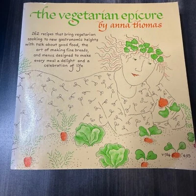 Vegetarian Epicure Cookbook by Anna Thomas, Vintage Recipes, 1972 Edition - Image 1 of 4