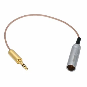 3.5mm 1/8 TRS to Mini-XLR Male TA4M 4pin Audio Cable For Microphone Transmitter - Picture 1 of 4