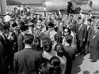 Indonesian President Sukarno Is Seen On Arrival At Haneda Airpo 1964 Old Photo
