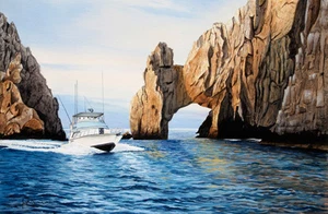Fishing Cabo - Cabo San Lucas, Mexico - Giclee Print-McDonald - Picture 1 of 1