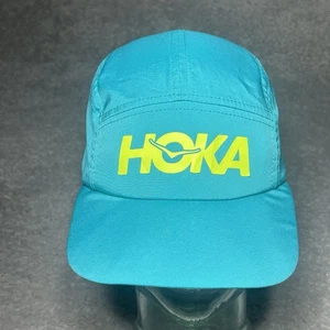 Hoka One One Lightweight 5 Panel Laufmütze OSFA grün blau - Bild 1 von 14