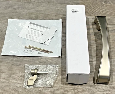 NEW PELLA OX Satin Nickel PVD INTERIOR Left HANDLE FOR SLIDING DOOR  wHardware - Image 1 of 4