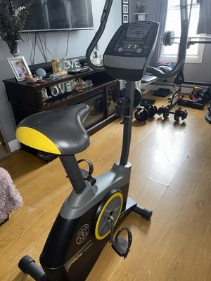Golds Gym Cycle Trainer 290 C Stationary Bike Black with Monitor & Manual  Used - Image 1 of 4