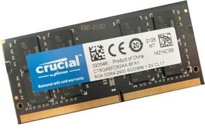 8GB RAM Arbeitsspeicher sodimm iMac19,1 (Mid 2017) 27 Zoll 5K i5 Core i5 3,5GHz - Bild 1 von 1