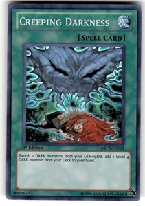 Creeping Darkness ORCS-EN059 Order of Chaos 1st Edition Super Rare NM - Picture 1 of 2