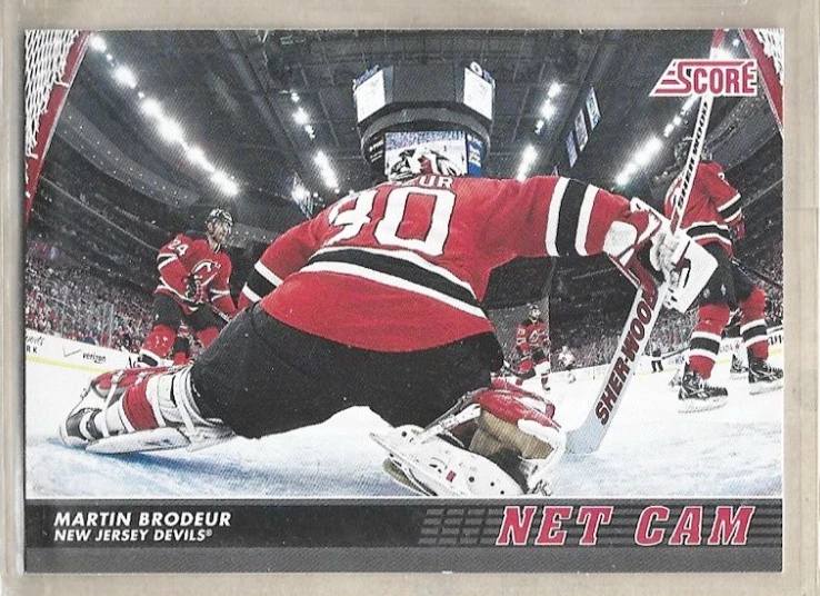 MARTIN BRODEUR NEW JERSEY DEVILS 2012-13 SCORE NET CAM #NC13 - Image 1 of 1