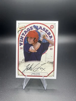 2023 Onyx Vintage - JAKE FOX - Black Ink Auto /5 - Guardians - Image 1 of 2