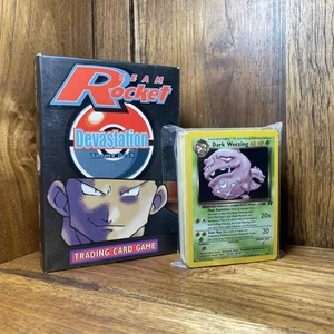 🍃 Devastation Theme Deck Team Rocket Opened Pokemon TCG Holo Foil Dark Weezing - Picture 1 of 20