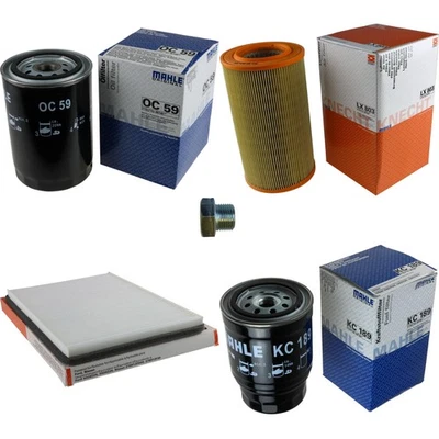 MAHLE Inspection Set filtre Convient pour Nissan Terrano II 2.7 Tdi 4WD - Photo 1/4