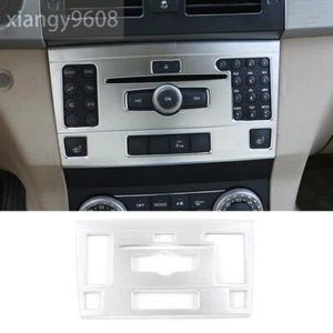 Silver Center Control Volume CD Switch Panel Cover For Benz GLK Class X204 10-12 - Picture 1 of 12