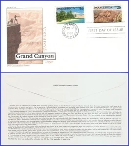 USA3 #2512 U/A ARTMASTER FDC Combo2  Grand Canyon - Foto 1 di 1