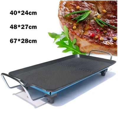 Tepanyaki Grill Tisch Gerät Teppan-Yaki Tischgrillplatte Antihaftbessch 1350W - Bild 1 von 4
