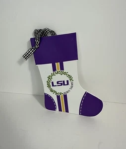LSU Tigers Christmas Ornament Stocking Geaux Tigers! - Picture 1 of 1