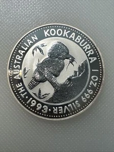 1993 One Ounce Silver Kookaburra TJ - Picture 1 of 2