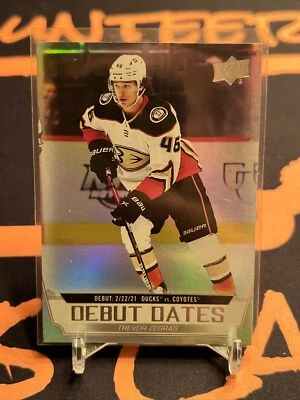 2022-23 Upper Deck Series 1 - Debut Dates #DD-13 Trevor Zegras - Image 1 of 2