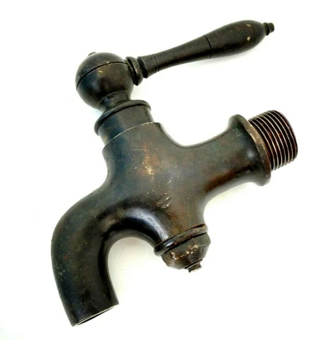 ARCHITECTURAL SALVAGE ANTIQUE SOLID BRONZE TAP FAUCET ANTIQUE OUR VINTAGE Cover