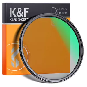 K&F Concept Circular Polarization lens Filter NANO-D CPL HD multi-coat 37-82mm - Picture 1 of 128