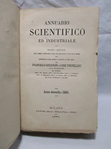 Grispigni / Trevellini - Annuario scientifico ed industriale - 1866 Scienze - Imagen 1 de 1