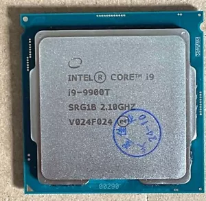 Intel Core i9-9900t LGA1151 35w 4.4ghz 8c/16t For ASUS ROG Strix Z390-I Gaming - Picture 1 of 6