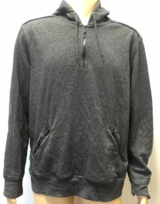 $495 Hawk & Co. Hombres Gris Manga Larga Suéter con Capucha Pullover Sudadera Talla XL Foto 1 de 2