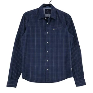 Scotch & Soda Shirt Casual Formal Check Men's SIZE S - Picture 1 of 9