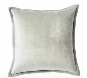 Michael Aram Samt Metallic bestickt dekoratives Kissen, 18" x 18" Meeresschaum - Bild 1 von 4