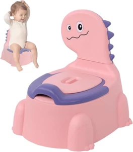 Dinosaur Travel Potty Toilet,Potty Training Toilet with Non-Slip Rubber Mat for - Picture 1 of 12