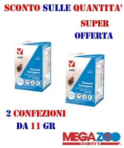 Vebi DURACID FUMOGENO  11gr - Insetticida Insetti Volanti e Striscianti 2 conf - Foto 1 di 1