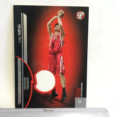 Camiseta deportiva Topps Pristine Yao Ming Houston Rockets 243/500 #149 2005-06 usada en juegos Foto 1 de 4