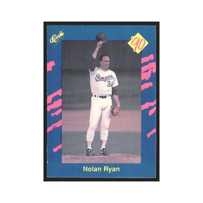 1990 Classic Nolan Ryan Rangers #1 - Image 1 of 3