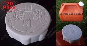 20 Gott Gas Can CAPS ONLY Blitz Rubbermaid Fuel Gallon Safety Lid w Viton Gasket - Picture 1 of 8