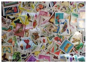 Colección Mariposas en estampillas - 500 estampillas diferentes - Imagen 1 de 1