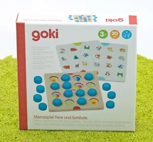 Goki Memory Memo Spiel Tiere & Symbole aus Holz - Bild 1 von 4