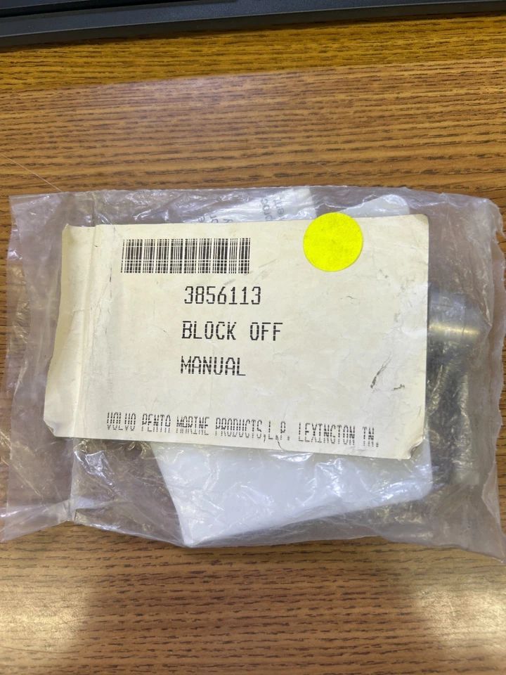 B151 3856113 Volvo Penta Block Off Plate Kit OEM 3858758 Foto 1 de 1