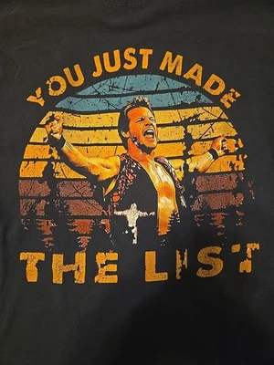 Camisa De Colección Chris Jericho Manga Larga Acabas de Hacer La Lista Foto 1 de 4