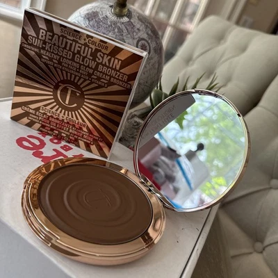 NEW IN BOX Charlotte Tilbury SUN KISSED GLOW BRONZER 3 Tan FULL SIZE Retail $58 - Image 1 of 4