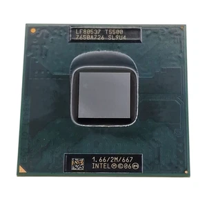 Intel Core 2 Duo T5500 CPU SL9U4 1.66/2M/667 PPGA478 socket Laptop 2006 - Picture 1 of 7