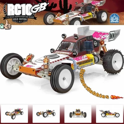 Team Associated RC10GB  1/10 2WD Off-Road Nitro Buggy Kit (Gold Edition) ASC6047 - Image 1 of 4