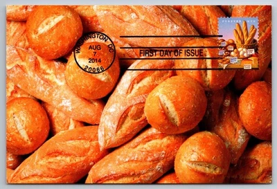 #4912-15 Farmers Market Set of Four FDC Maxi Cards - Image 1 of 4