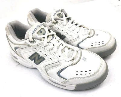 Zapatillas deportivas New Balance 652 para mujer 8,5 2A de cuero blanco Foto 1 de 4