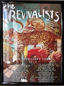 The Revivalists Concert Tour 2017 Poster - Fire Into Light - 24” x 18” - Picture 1 of 1