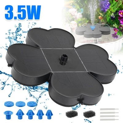 SolarPumpe solar springbrunnen Fontäne Teichpumpe Brunnen Teich Wasserspiel Düse - Bild 1 von 4