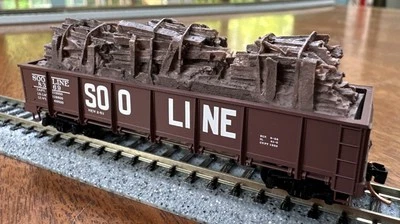 Micro Trains Line N Scale #08300020 40’ Drop Bottom Gondola Soo Line #8369 NY - Image 1 of 4